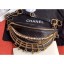 Imitation Chanel Lambskin All About Chains Waist Bag AS0775 Black 2019 CE01288