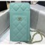 Imitation Top Chanel Classic Clutch with Chain Bag AP0990 Grained Pale Green 2020 CE03145