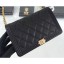 Replica Chanel Caviar Leather Boy Wallet On Chain WOC Bag A81969 Black 2019 CE00564