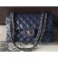 Replica Chanel Caviar Leather Classic Flap New Small Bag A01113 Haze Blue/Silver 2018 CE03066