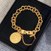 Chanel Badge Chain Bracelet Gold 2019 Collection CE04033