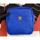 Replica Chanel Casual Trip North/South Camera Case Bag AS0139 Blue 2019 CE02328